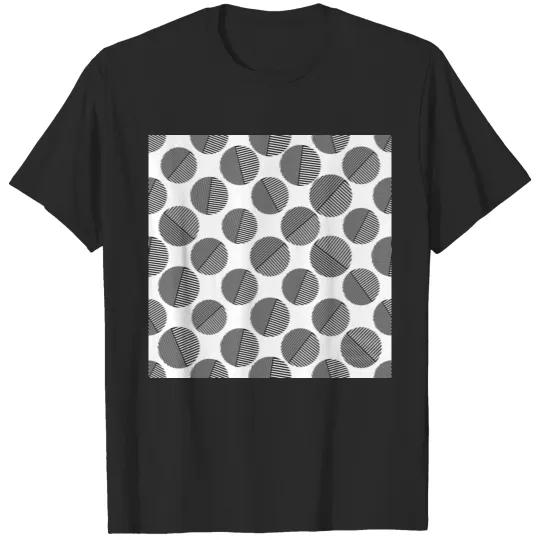 Fun Abstract Circle Geometric Pattern T-shirt