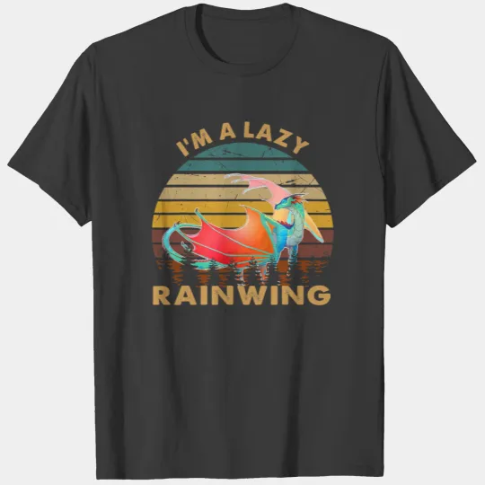 I m A Lazy Rainwing Dragon Vintage Wings Of Fire T-shirt
