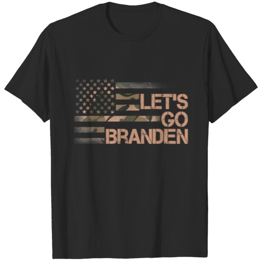 Discover Let s Go Branden Camouflage US Flag T-shirt