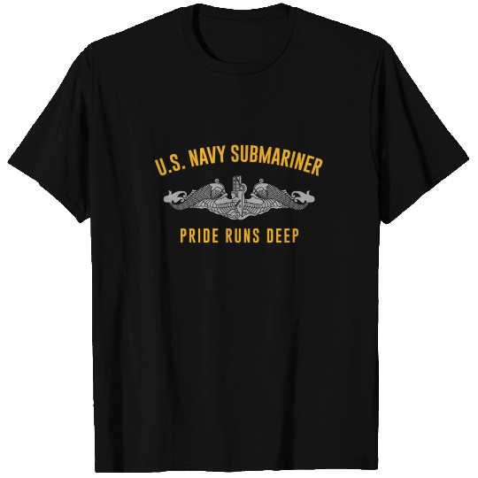 US Navy Sub Veteran Submariner Pride Runs Deep T-shirt