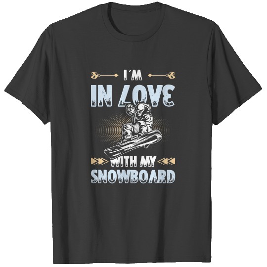 love snowboarding T-shirt