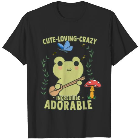 Discover Kawaii Anime Frog - Cute, Loving, Crazy, T-shirt