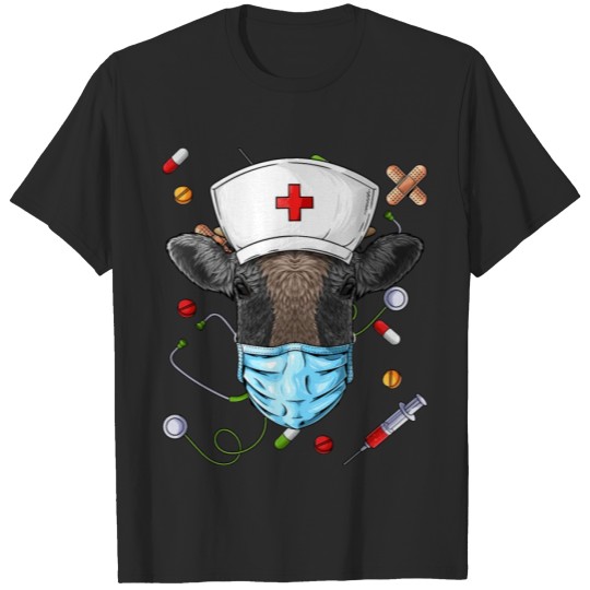 Discover Cow Nurse RN Funny ER Nursing School Graduation T-shirt