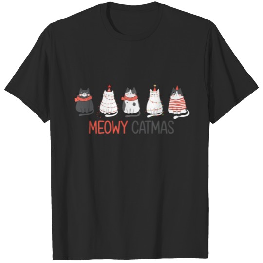 Discover Merry Catmas Cat Christmas Xmas T-shirt