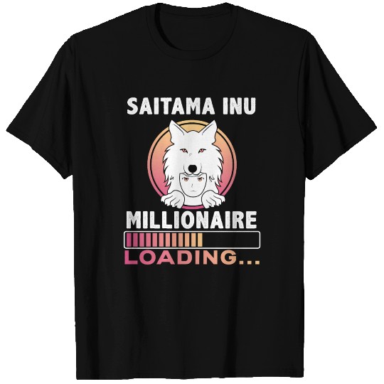 Saitama Inu Millionaire Loading Crypto Wolfpack T-shirt