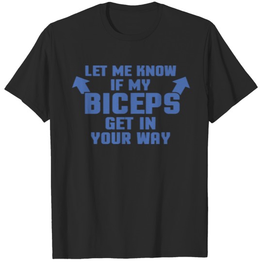 Discover Biceps Funny Workout , Weight Lifting, Mens Gym T-shirt