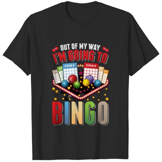Discover Bingo addict Men Women Funny Bingo Player T-shirt