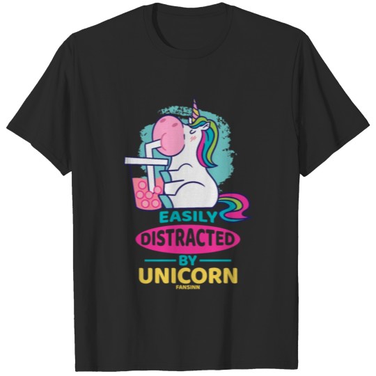 Discover Easily Distracted By Unicorn T-shirt