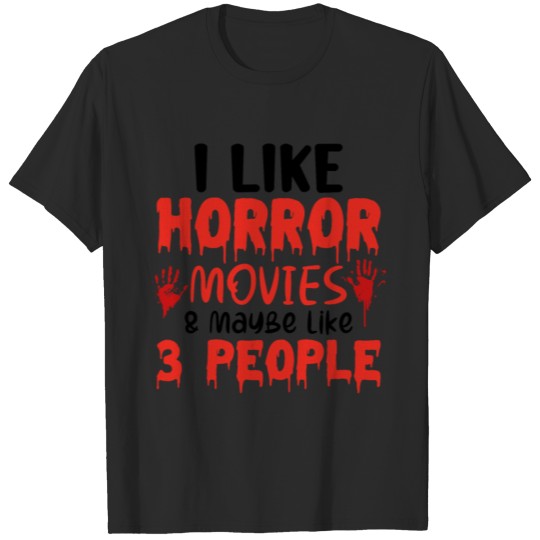 Discover Horror Movie Gift Idea Scary Movies True Crime T-shirt