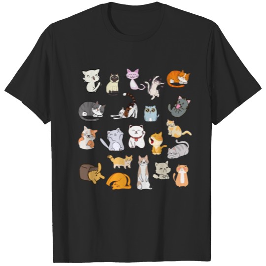 Discover cute funny cats T-shirt
