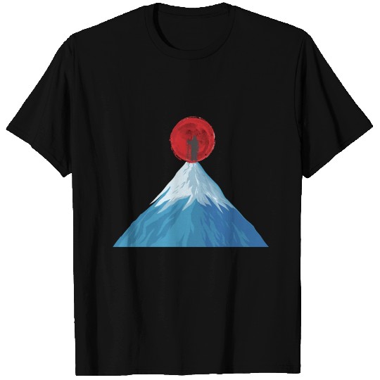 Snowboarding inJapan Mount Fuji T-shirt