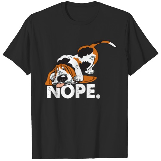 Basset Hound Gifts For Dog Lovers Funny Lazy Basse T-shirt