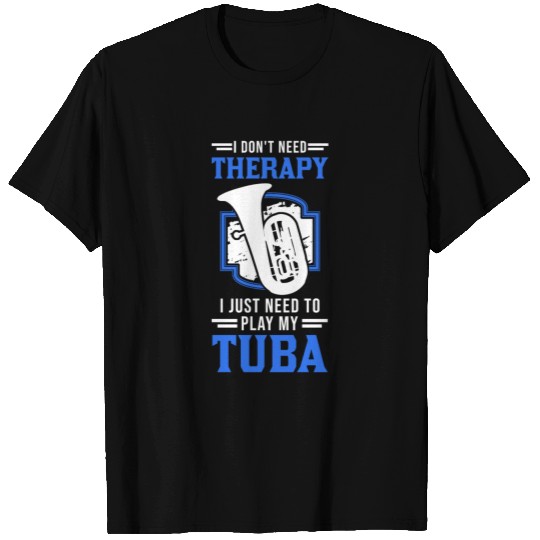 Tuba Therapy Player Orchestra T-shirt
