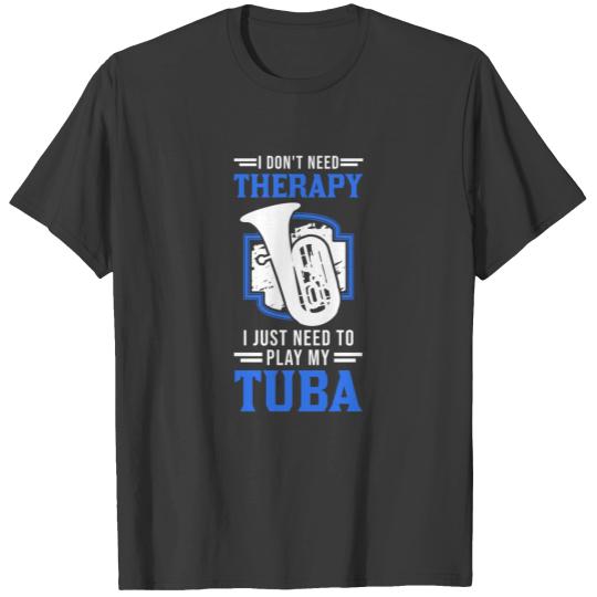 Tuba Therapy Player Orchestra T-shirt