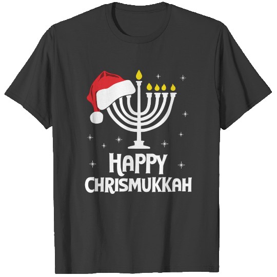 Happy Chrismukkah Santa Hatorah Christmas Hanukkah T-shirt