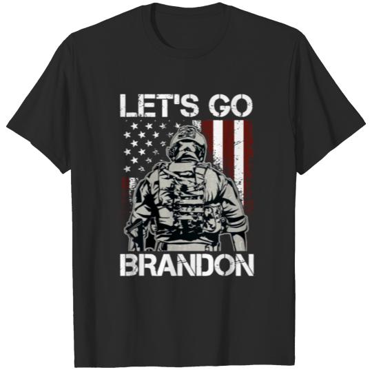 Discover Gun American Flag Patriots Let s Go Brandon TShirt T-shirt