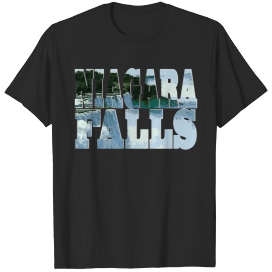 Discover Niagara Falls Typograhpy T-shirt