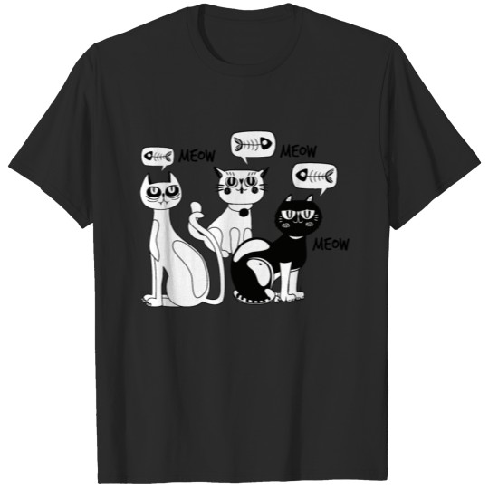Discover Cute cats T-shirt