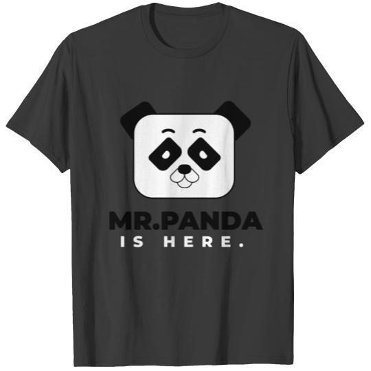 Mr. cute Panda act cool T-shirt