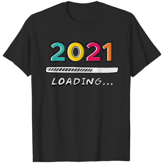 Discover Funny Loading 2021 Countdown Happy New Year Gift N T-shirt