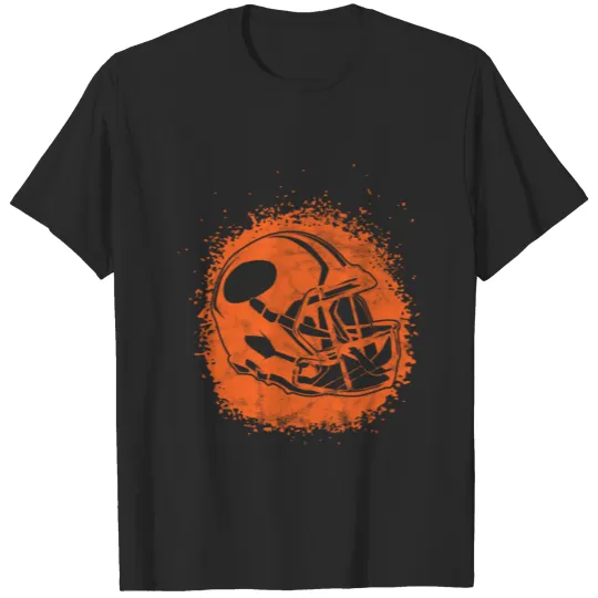 Discover Retro American Football Helmet T-shirt