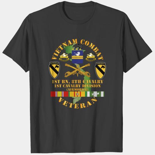 1st Bn 8th Cav COA 1st Cav Div T-shirt