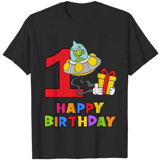 Discover 1 year old 1st Birthday Ufo Alien T-shirt