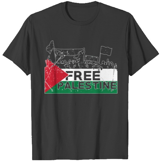 Free Palestine Stop Terror In Palestine Stand For T-shirt