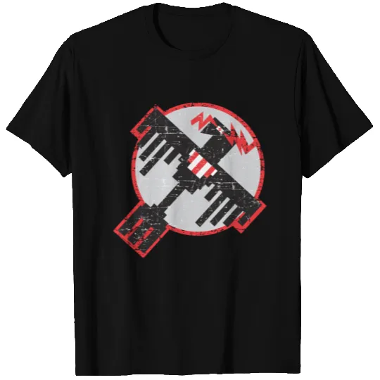 34th Bomb Squadron Thunderbirds - Grunge Style T-shirt