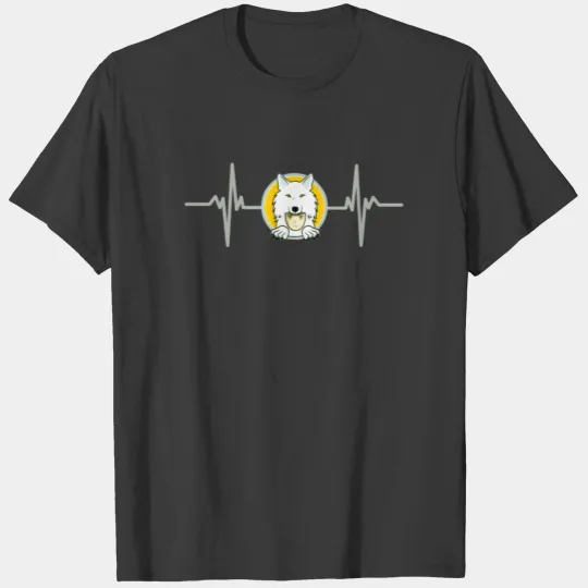 Saitama Inu Heartbeat Cryptocurrency Logo fans T-shirt