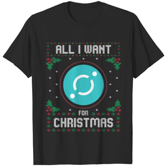 All I Want For Xmas is ICON Crypto Ugly Sweater T-shirt