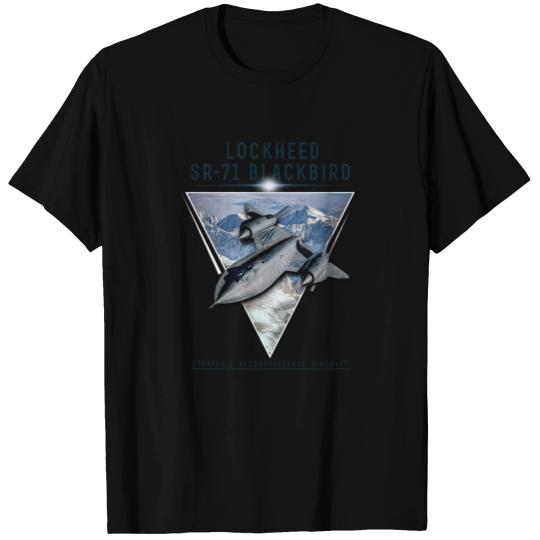 Lockheed SR 71 Blackbird US Airborne Fighter Pilo T-shirt