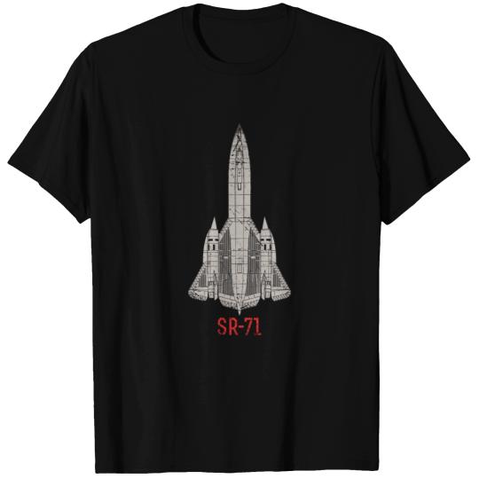 SR 71 Blackbird US Airborne Fighter Pilot T-shirt