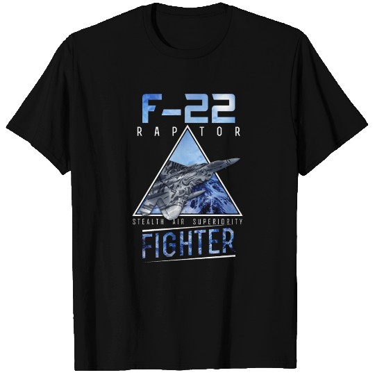 F 22 Raptor US Airborne Fighter Pilot T-shirt