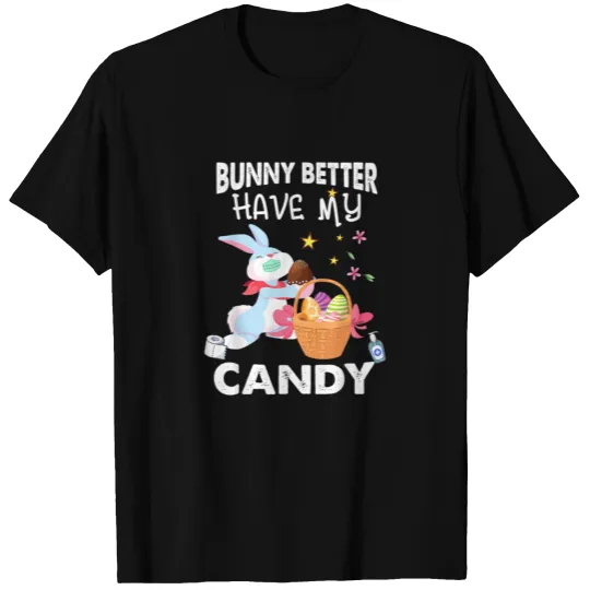 Funny Rabbit for Men Easter Eggs Basket Plus 3611 T-shirt