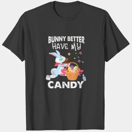 Funny Rabbit for Men Easter Eggs Basket Plus 3611 T-shirt