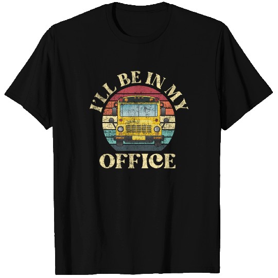 School Bus Driver Retro Vintage T-shirt