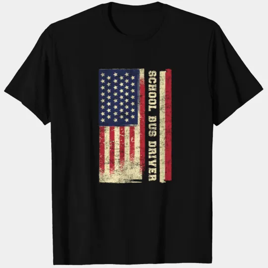 School Bus Driver Vintage T-shirt