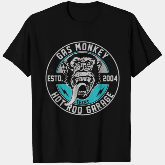 Gas Monkey Garage Established 2004 Line Art 3779 T-shirt