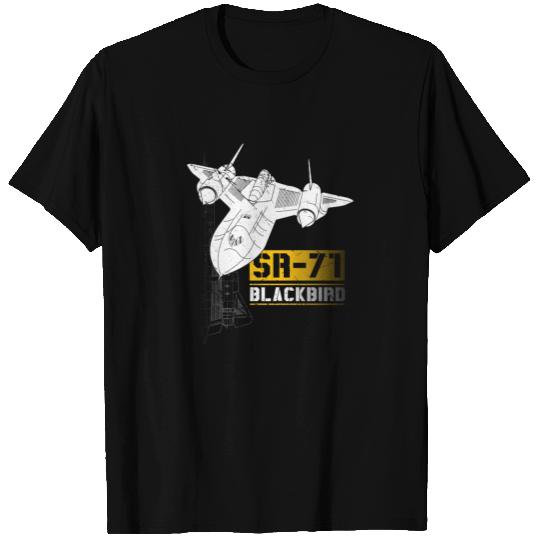 SR 71 Blackbird US Airborne Fighter Pilot T-shirt