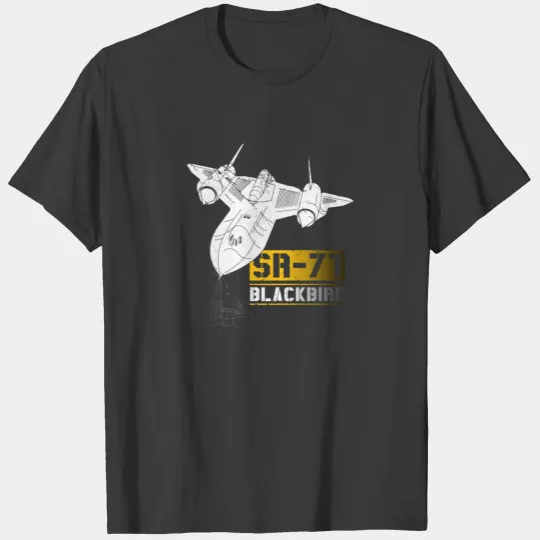 SR 71 Blackbird US Airborne Fighter Pilot T-shirt