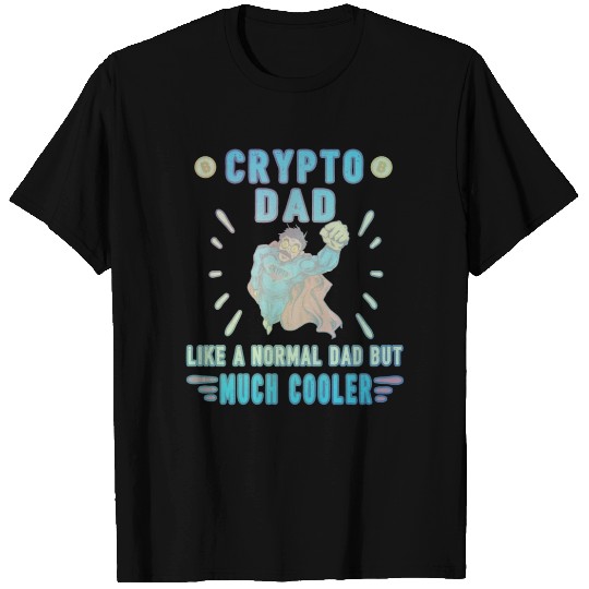 Bitcoin Crypto Father Dad Trader Crypto T-shirt