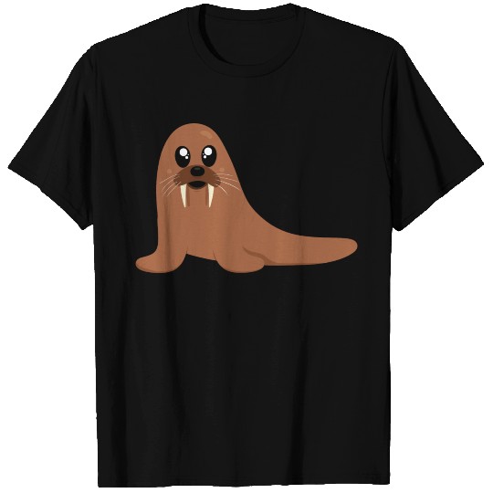 Cute Walrus Illustration T-shirt
