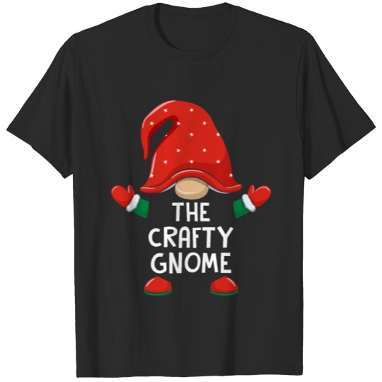 Discover Crafty Gnome Shirts Set Christmas Matching T Shirt T-shirt