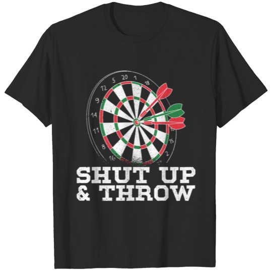 Discover Darts Darts Player Target Shooting Sport Bullseye T-shirt