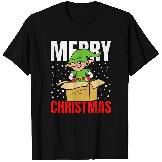 Merry Christmas Funny Elf Elves Gift T-shirt