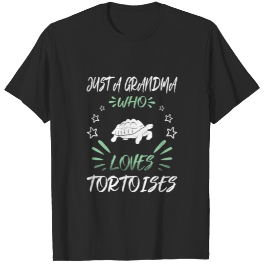 Discover Just A Grandma Who Loves Tortoises Gift T-shirt