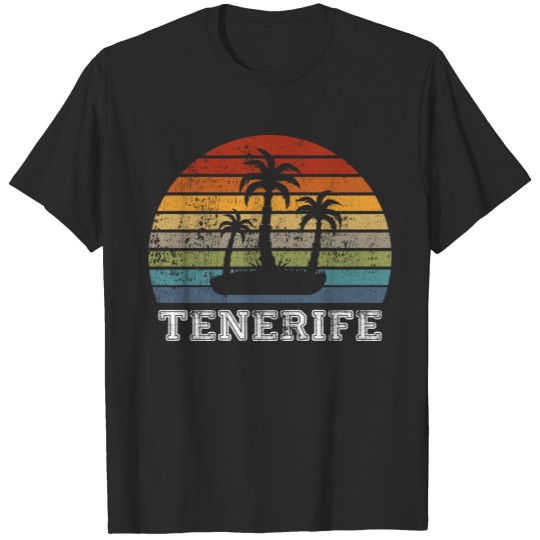 Discover Tenerife vintage beach design T-shirt