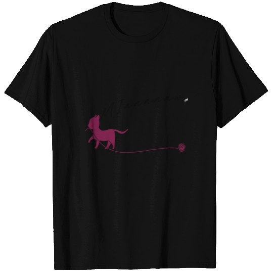 cat meow T-shirt
