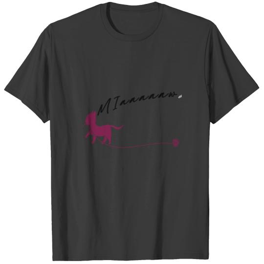 cat meow T-shirt